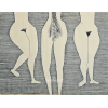<p>JOS&Eacute; CLAUDIO Figuras Femininas Desenho a Nanquim S/ Papel -Med 48x62 cm -Assinado, Dat 1957 e Localizado S. Paulo no C.I.E. -Com moldura em madeira e vidro de prote&ccedil;&atilde;o. Estado de Conserva&ccedil;&atilde;o: &Oacute;timo.</p>