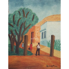 <p>LORENZATO Paisagem com Figuras - 1979 Oleo Sobre Aglomerado -Med 38x21 cm -Assinado e Dat 1979 no Canto Inferior Direito.</p>