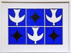 <p>ATHOS BULC&Atilde;O Igrejinha N. Senhora de F&aacute;tima-1957 -Painel de Azulejos -Meds: 31x46 cm (MI) e 45x60 cm (ME-Moldura) -Cachet/Carimbo da Fundacao Athos Bulc&atilde;o no Verso. Painel composto por 06 azulejos de 15x15cm cada e moldura em madeira tipo caixa e vidro de prote&ccedil;&atilde;o. Azulejos reproduzidos pela Funda&ccedil;&atilde;o Athos Bulc&atilde;o conforme obra original do painel em azulejos de autoria do artista. Estado de conserva&ccedil;&atilde;o: &oacute;timo.</p>