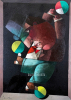 <p>INOS CORRADIN Equilibrista &Oacute;leo Sobre Tela -Med 70x50 cm (Obra) e 101x81 cm (ME) -Assinado no CIE -Acompanha Certificado da Galeria.</p>