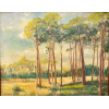  ANITA MALFATI ( 1886-1964) ARVOREDO - Óleo s/ placa - Ass. inf. esquerdo - 26 x 33 cm - Participou da exposição realizada em Campos do Jordão, em 2013<br />Reproduzido no livro da artista, Tomei a liberdade de pintar a meu modo, por Luzia Portinari Greggio, na pág. 71 e no livro 120 anos de nascimento, na pág. 77.