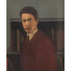 Tarsila do Amaral - Retrato do poeta Felipe D'Oliveira - óleo sobre tela – medindo 70x60cm.- assinado no canto inferior direito. (Reproduzido no catálogo raisonné da artista, Vol.I, pág.203).