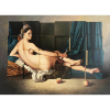 Vito Campanella - La Odalisca Cubica (Ingres) - série: Grandes Maestros - óleo sobre tela – medindo 80x110cm.- assinado no canto inferior direito e datado 86 no verso.