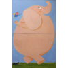 Gustavo Rosa, O Elefante, Óleo sobre tela, 220 alt X 140 larg (cm), acld, Ano: 1995 -Histórico: Obra registrada no instituto Gustavo Rosa (Obra Necessita de Revitalização)