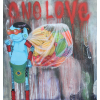 <p>Cranio - One Love - Óleo e spray sobre tela - 158 alt x 150 larg (cm) - ass. no verso - 2018</p>