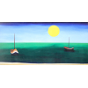 <p>Aldemir Martins - Marinha - Óleo sobre tela - 98 alt x 195 larg (cm) - acid - 1969 - Acompanha certificado emitido pela Dan Galeria e selo da Dan Galeria no Verso.</p>