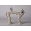 Figura en ceramica diseño circa 1960 europea. <br />Altura 19cm <br />Largo 22cm.<br />