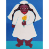 Crisaldo Morais, A Noiva, gravura, tiragem 100/100, 64x47cm, sem moldura. Observação: necessita de limpeza