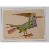 <p>Aldemir Martins, Pássaro, nanquim e aquarela sobre papel, 7x10cm, datado de 1957, sem moldura, com certificado do Estúdio Aldemir Martins</p>
