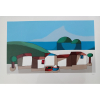 <p>Inos Corradin, Paisagem, gravura, tiragem 51/100, 50x70cm, sem moldura</p>