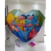 <p>Adélio Sarro, Art of love 2021, Postura Mental, escultura de fibra, coração mede 140cm de altura sem a base e 180cm de altura com a base, 160cm de largura. Obs:Favor retirar na galeria</p><br /> 