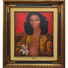 <p>Di Cavalcanti, Figura feminina, óleo sobre tela, 65 x 55 cm, assinado e datado 1970 no canto inferior direito</p><br /><p> </p>