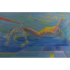 Lily Kapetanakis - Série “Fôlego Azul”/ “μπλε ανάσα”<br>Pintura: Acrílica sobre tela<br>145 x 220 cm<br>1994<br>Assinada, datada e intitulada no verso<br>Participou da Exposição Individual “Fôlego Azul” na Pequena Galeria do Centro Cultural Candido Mendes – Centro, Rio de Janeiro/RJ em Dezembro de 1994