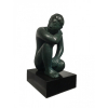 <p>Bruno Giorgi - Figura Sentada. Escultura em bronze, ass. inf. dir. (dec. 1970) 45 x 23 x 33cm</p>