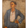 <p>Sigaud, Eugênio. Retrato de um Carioca. Encáustica e óleo s/ cartão, ass. dat. 1937 inf. dir. Reproduzido em Quirino Campofiorito, Antologia de Pintores Brasileiros, Rio de Janeiro: ELP, 1945. 63,5 x 53,5cm</p>