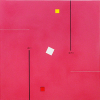 ALMANDRADE (1953)<br />O olhar da pintura retém o infinito, 2010 <br />Acrílica s/ tela<br />Ass. verso<br />90 x 90 cm<br />Estimativa: R$ 35.000,00 a R$ 60.000,00