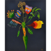 ROBERTO MAGALHÃES (1940)<br />Flores, 1994<br />Óleo s/ tela<br />Ass. inf. direito<br />100 x 80 cm<br />Estimativa: R$ 25.000,00 a R$ 35.000,00