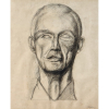<p><em><strong>Antonio Gomide</strong> </em>- Rosto masculino. Carvão sobre papel, 52x44 cm, 1951, A.C.I.D. a lápis. Com moldura</p>