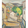 <p>Aldo Bonadei - Paisagem urbana. Óleo sobre tela, 68,5x58,5 cm, 1954, A.C.I.D. e V. Com moldura</p>