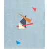 <p>Arthur Luiz Piza - Sem título. Têmpera sobre cartões recortados e colados em eucatex, 59,5x49 cm, 1988, A.C.I.D. Com cartão da Galeria Dan no verso. S moldura</p>