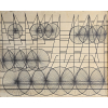<p>Joaquim Tenreiro - Bicicletas. Óleo sobre madeira, 40x50,5 cm, 1974, A.V. Com moldura</p>