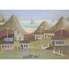 <p>Fulvio Pennacchi - Vila de pescadores. &Oacute;leo sobre eucatex, 50x70 cm, 1980, A.C.I.E. e V. Com moldura</p>