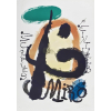 <p>Joan Mir&oacute; - Peintures murales - 98-300. Litografia, 75x53 cm, 1961, A.C.I.D. a l&aacute;pis. Com moldura</p>
