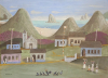 <p>Fulvio Pennacchi - Vila de pescadores. &Oacute;leo sobre eucatex, 50x70 cm, 1980, A.C.I.E. e V. Com moldura</p>