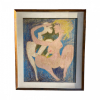 <p>Ivan Serpa - Figuras - Pastel óleo sobre tela - dec 60 - ex coleção José Augusto Medeiros, tabelião do cartório de mesmo nome(SP)</p>