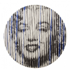 <p>Marcos Marin- Marilyn Monroe- Acrílica sobre tela- 100 cm diametro- 2010- A.I.D.</p>