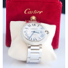 <p>CARTIER BALLON BLEU 36MM REF 3004 EM OURO BRANCO 18K CONTRASTADO + OUTROS CONTRASTES, INCLUINDO MAITRE JOAILLIER, NÚMERO INDIVIDUAL 125906QX, CAIXA, ESTOJO, CERTIFICADOS, RESISTENTE À ÁGUA, RELÓGIO SWISS MADE EM COM 120 BRILHANTES FULL CUTAUTOMÁTICO, FUNCIONANDO. Valor de um novo em loja 250 mil reais - 17 cm de pulseira - valor de um novo em loja 290 mil</p>