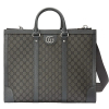 <p>Bolsa Gucci Ophidia Large Tote GG Canvas Cinza Supreme com detalhes em couro cinta. Possui ferragens na cor prata, alças fixas de mão e alça longa ajustável e removível, tag metálica GG frontal, dois bolsos internos sendo um deles com zíper.</p>