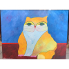 <p>Aldemir Martins - Gato amarelo - 60 x 80 cm. Ass. Com certificado do instituto Aldemir Martins </p>