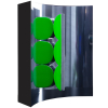 <p>Yutaka Toyota - Espa&ccedil;o X infinto verde 7-8. Madeira e inox, 30 x 23 x 8 cm, 2026, A.V</p>