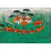 <p>José Antônio da Silva - Carro de boi - 1950 - Óleo sobre tela - Assinado meio inferior - 70 x 100 cm.</p>