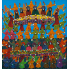 Antônio Poteiro - Santa Ceia - 1995 - Óleo sobre tela - Assinado canto inferior direito - 180 x 170 cm.