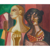 <p>Emiliano Di Cavalcanti (1897 - 1976) - Mulheres - Óleo sobre tela - 54 x 65 cm - 1974 - Assinado embaixo à direita e assinado e assinado e datado no verso.</p>