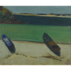 José Pancetti (1902 - 1958) - Marinha - Óleo sobre tela - 38 x 46 cm - Cabo Frio, 1947 - Assinado e datado embaixo à direita e no verso