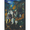 Emiliano Di Cavalcanti (1897 - 1976) - Carnaval - Óleo sobre tela - 46 x 33 cm - 1947 - Assinado e datado embaixo à direita.