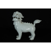 Blanc de Chine - Pendant de estatuetas em porcelana chinesa representando cães de fó - 15,3 x 17,3 x 7 cm - China, dinastia Qing