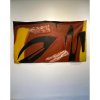 <p>José Leonilson - Sem título sobre óxido vermelho - acrílica sobre tela - assinada verso - 100 x 180 cm - 1984. Registrada no Projeto do artista.</p>
