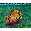 <p>José Antônio da Silva - Boiada deitada no pasto – 1976 - Óleo sobre tela – Assinado canto inferior direito - 47 x 56 cm.</p>