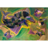 <p>CHICO DA SILVA, Peixes - óleo sobre cartão - 56x76 cm - ass. inf. esq.</p>