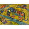 <p>CHICO DA SILVA, Selva - têmpera sobre cartão - 77x110 cm </p>