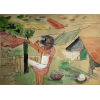 <p>RANCHINHO, Lavadeira - óleo sobre cartão - 35x50 cm - Ass. inf. dir., dat. 1979</p>