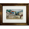 <p><br />ALDO BONADEI, Casario - óleo sobre madeira - 17x30 cm - ass. Inf. Esq., dat. 1972</p>