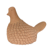 <p>NUCA DE TRACUNHAEM, Galinha - escultura em terracota - 26x37 cm - AssinInf. Assinada.</p>