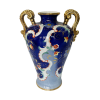<p>LINDO VASO ANTIGO, Floral - porcelana pintada - 35x25 cm - Fabricado pela famosa Indústria Pulista de louças Zappi, que operou de 1918 a 1957.</p>