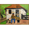 <p>RANCHINHO, Cena Rural - óleo sobre cartão - 35x49,5 cm - Ass. Inf. Dir.</p>