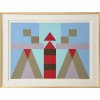 <p>JANDYRA WATERS, Geométrico - serigrafia 28/40 - 65x85 cm - Ass. Inf. Dir.</p>
